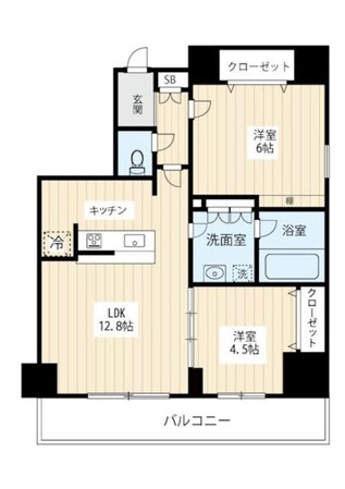 フュージョナル北綾瀬の物件間取画像